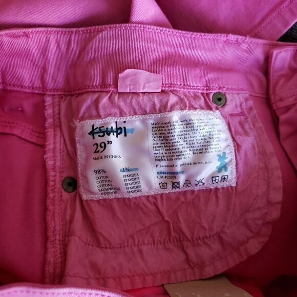 Ksubi Spray On Denim Skinny Jeans Pop Purple Hot Pink Zip Ankle Women's Size 29 - Picture 10 of 10